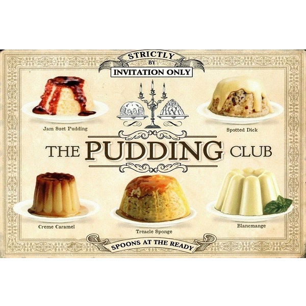The Pudding Club Retroborden