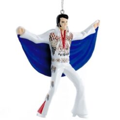 Elvis Presley - White Suite Blue Cape