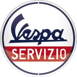 Round Sign - Vespa Servizio