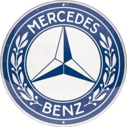 Round Sign - Mercedes Benz Logo