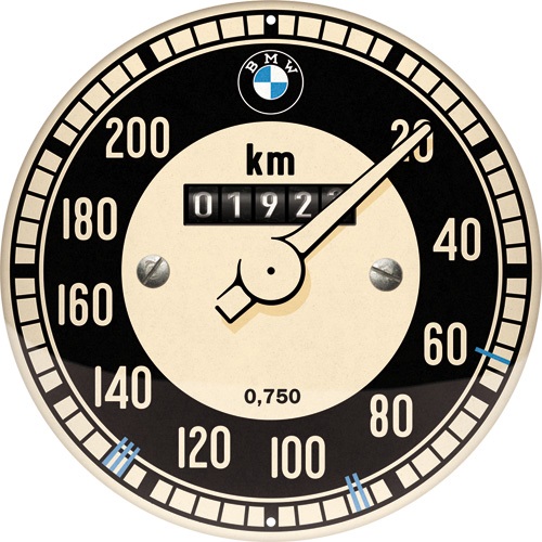 Round Sign - BMW Tachometer