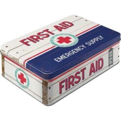 Tin Box Plat - First Aid