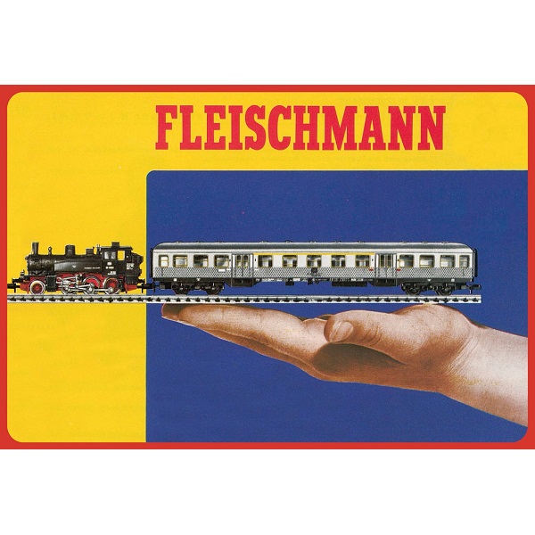 het formulier Demonstreer Misverstand Fleischmann Passagiers Trein - Retroborden