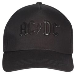 ACDC Snapback Cap Shiny Black Logo